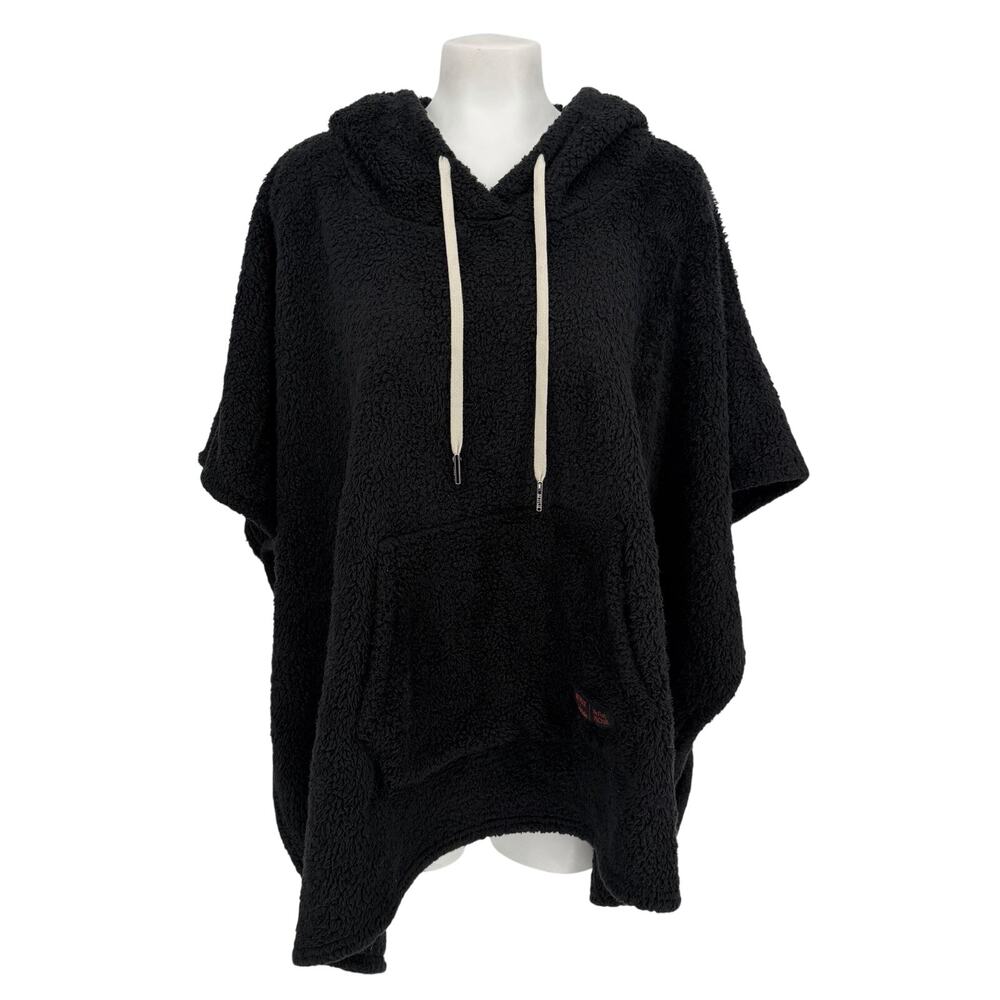 UnHide x Netflix Binger Blanket Poncho Wearable Plush Limited Edition Black O/S